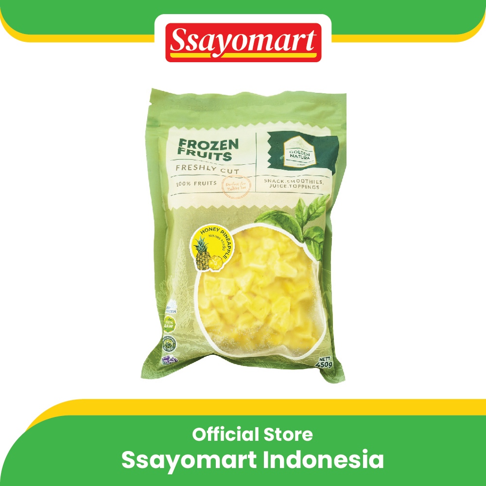 

Golden Natura Indonesia - Honey Pineapple | Premium Frozen Fruits 450g