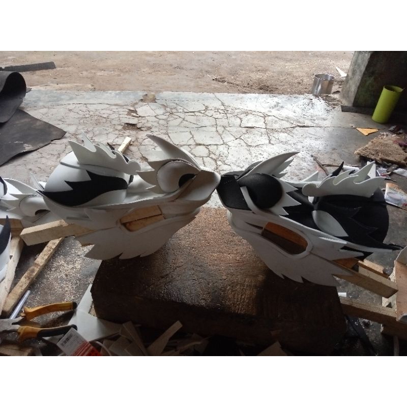 Barong naga anak mentahan spon.