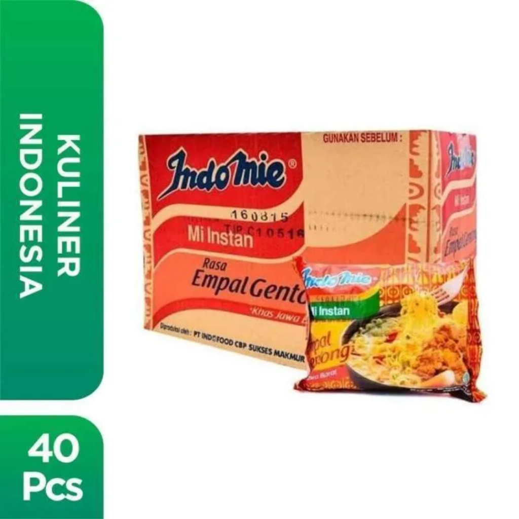 

Mi Instan Indomie Empal Gentong 1 Karton 40 Pcs 75 gr Mie Instant Kuah