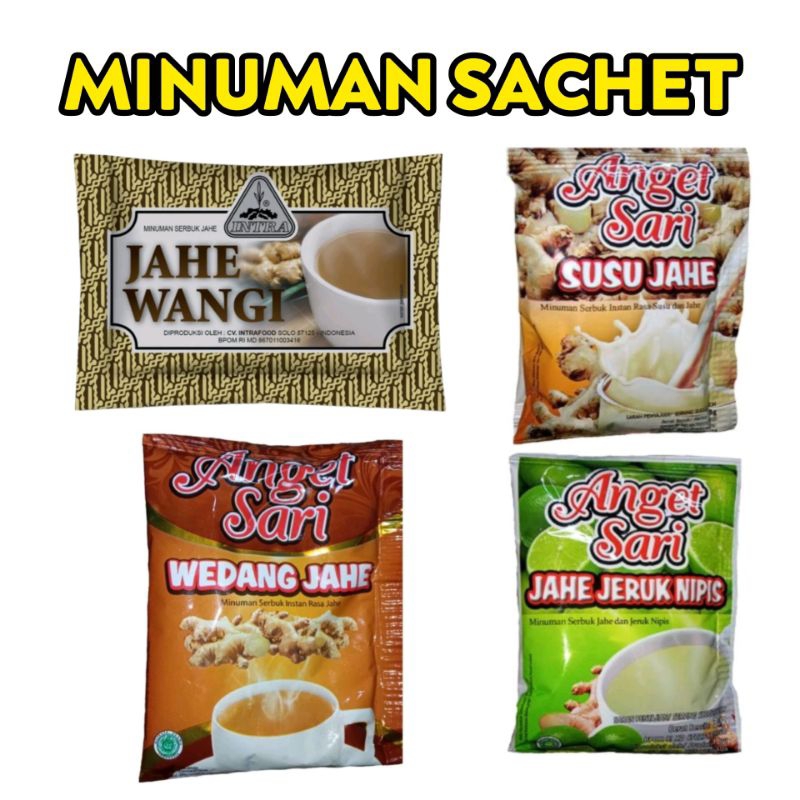 

JAHE WANGI & ANGET SARI WEDANG SUSU JAHE JERUK NIPIS SACHET - Minuman Serbuk Jahe - TemuPawon