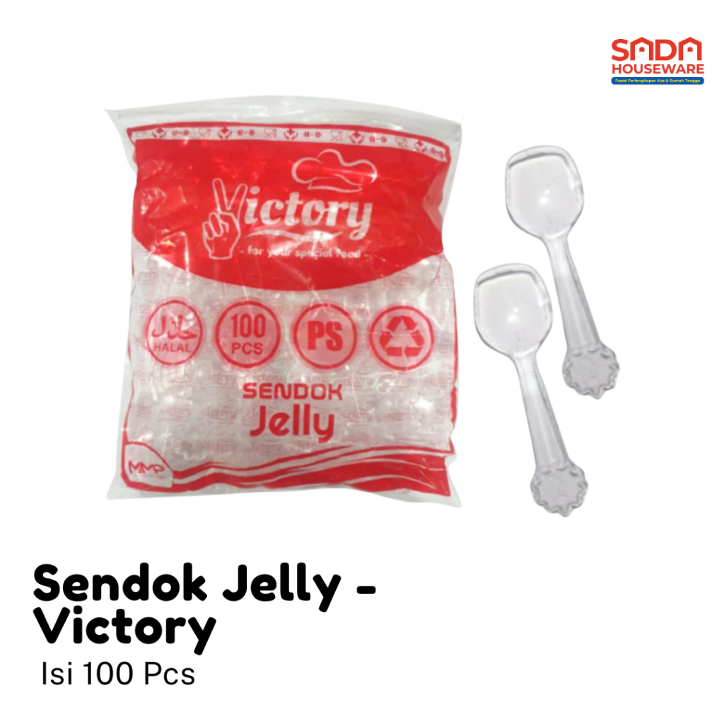[ISI 100pcs] Sendok plastik jelly / Sendok plastik kecil lucu / Sendok jely / Sendok jelly kecil / S