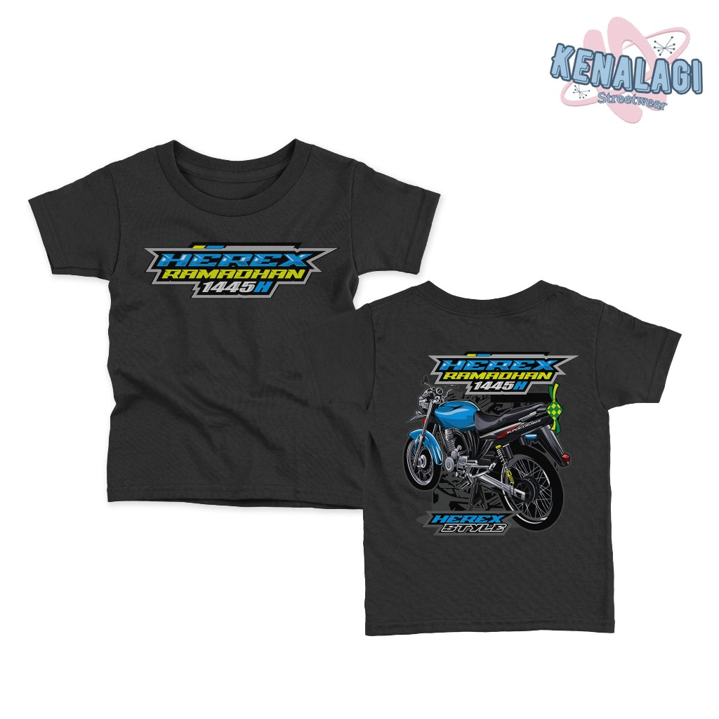 Kaos Anak Herex Ramadhan 1445H - Kaos Anak Terlaris - Kaos Anak Herex Murah - Kaos Catton Combed - K