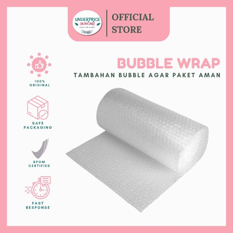 

TAMBAHAN EXTRA BUBBLE WRAP agar paket lebih aman