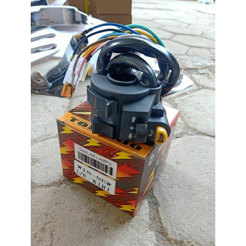 holder stang saklar lampu kiri HONDA WIN 100 TOKAIDO