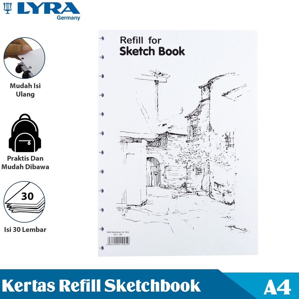 

KODE Y22R Lyra Kertas Isi Ulang Buku Sketsa Ukuran A4 3 Lembar Sketch Book Refill Buku Bergambar Lyr921126
