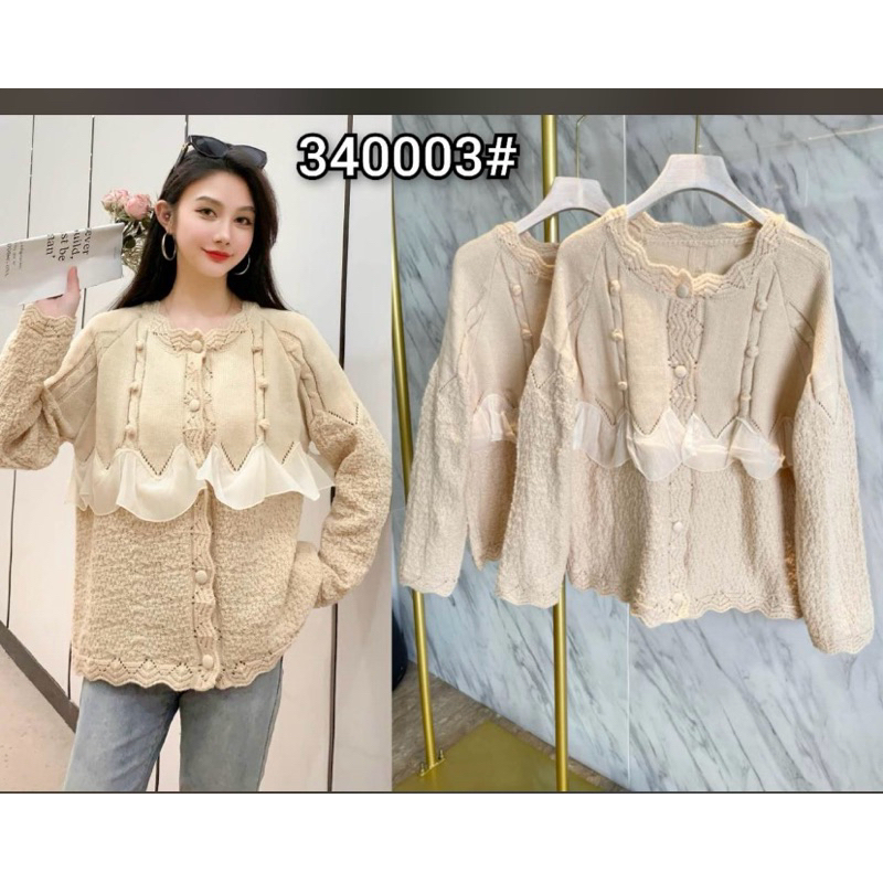 atasan blouse korean style rajut import bangkok