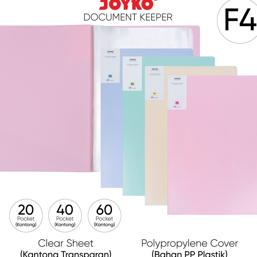 

Terbaru 33 Document Keeper Clear Holder Map File Dokumen Folder Joyko F4 Pastel