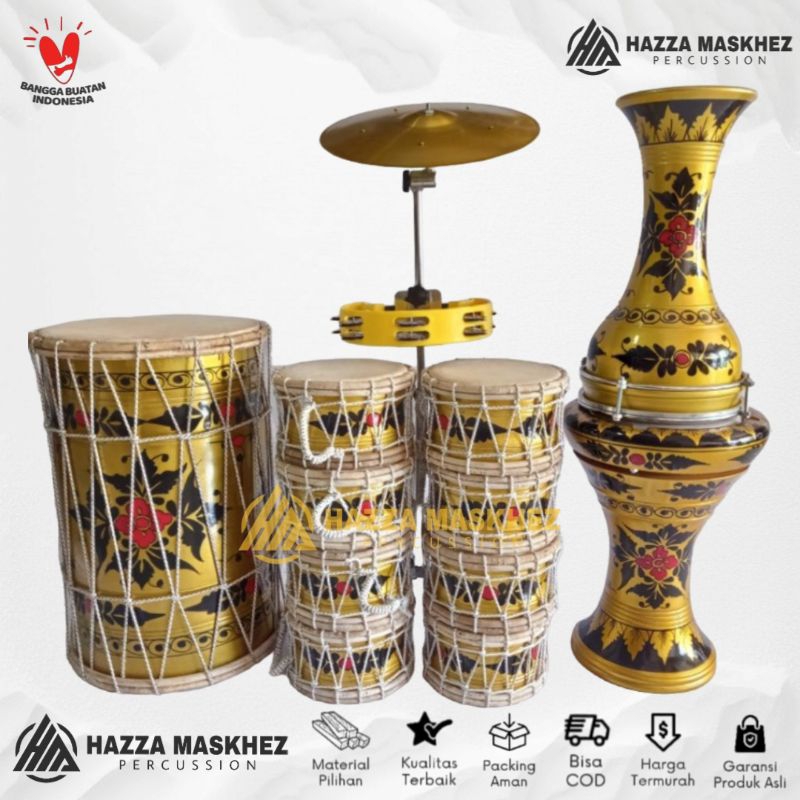 Alat Marawis 1 Set Motif Batik KUALITAS SUPER