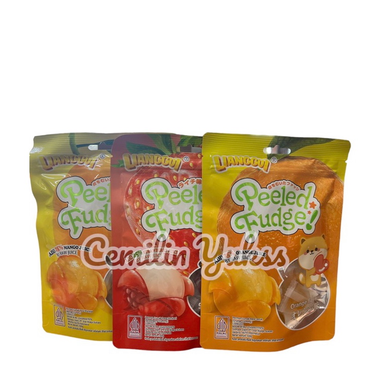 

22 Product HOT Lianggui Peeled Fudge 18g Permen Lunak Rasa Jeruk Strawbery Mangga