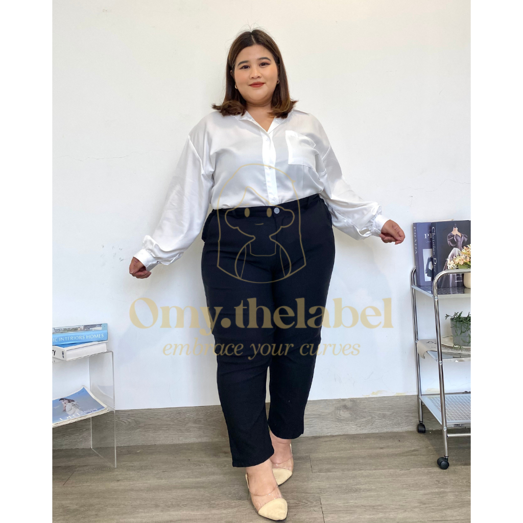 Felicia Pants Big Size/ Celana Kerja Jumbo/ Celana Kerja Big Size/ Celana Kerja Plus Size/ Celana Ju