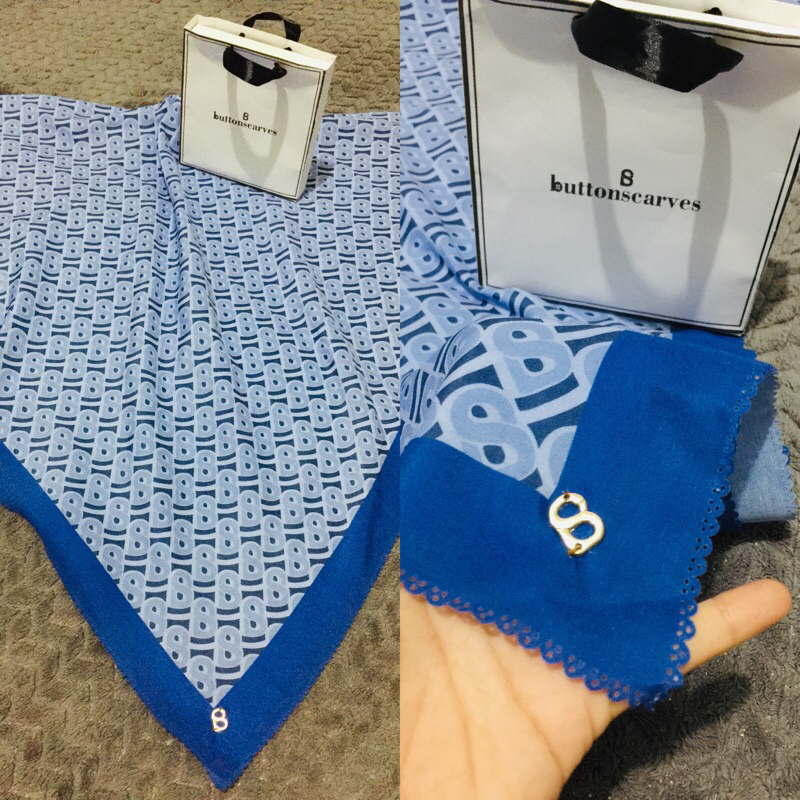 Buttonscarves Bimu Faded Denim