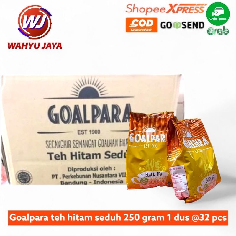 

goalpara teh hitam seduh 250 gram 1 dus @32 pcs