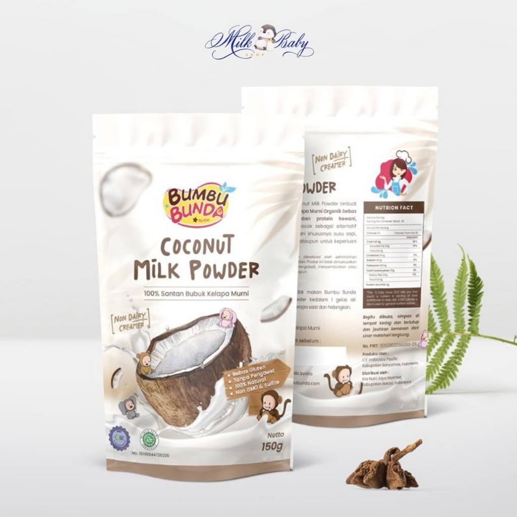 

Bumbu Bunda Coconut Milk Powder - Santan Bubuk MPASI - Santa Bubuk Anak 150 Gr