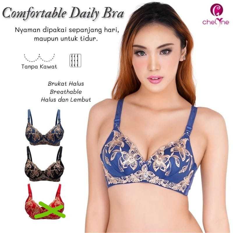 BH Chelyne Busa Tebal B6380 Full Brukat-Full Cup Bra