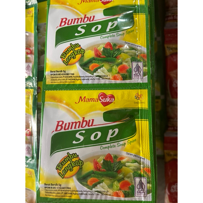 

Mamasuka bumbu sop renceng 8gram x 12pcs