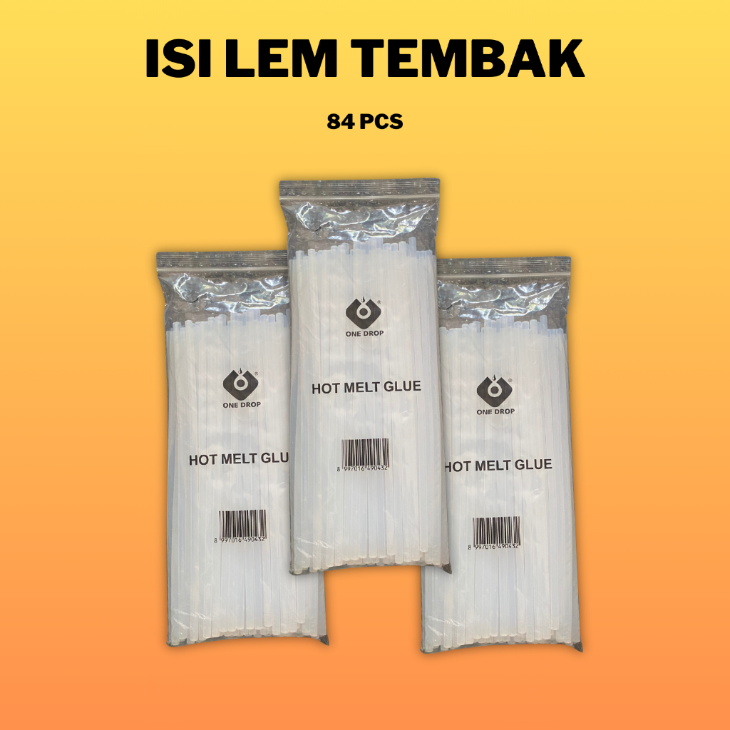 

Lem Tembak Kecil 84 Pcs Glue Gun Isian Alat Bakar Lem Tembak