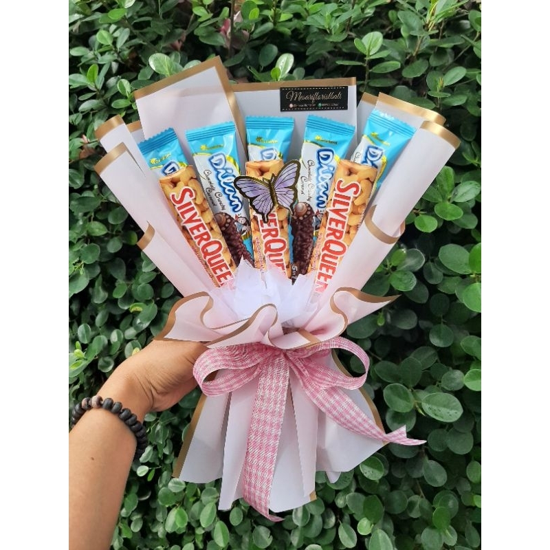 

Buket Silverqueen Mix//Buket Mix //Buket wisuda//Buket anniversary dsb
