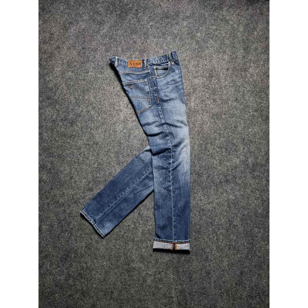 Armani jeans exchange celana panjang denim