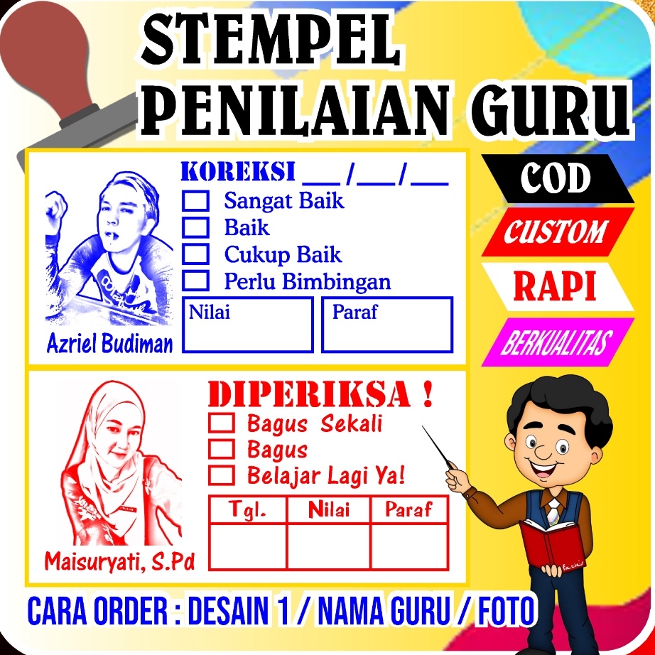 

Penjualan TerbaikCOD STEMPEL REWARD MURAH CETAK STEMPEL CHECKED PENILAIAN GURU TK SD PAUD ANAK STEMPEL NILAI GURU CHECKED STEMPEL