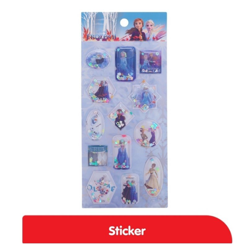 

Sticker 3D dengan aksen glitter