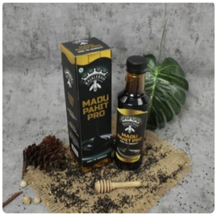 

Madu Hitam Pahit Raja Lebah 470gr Original