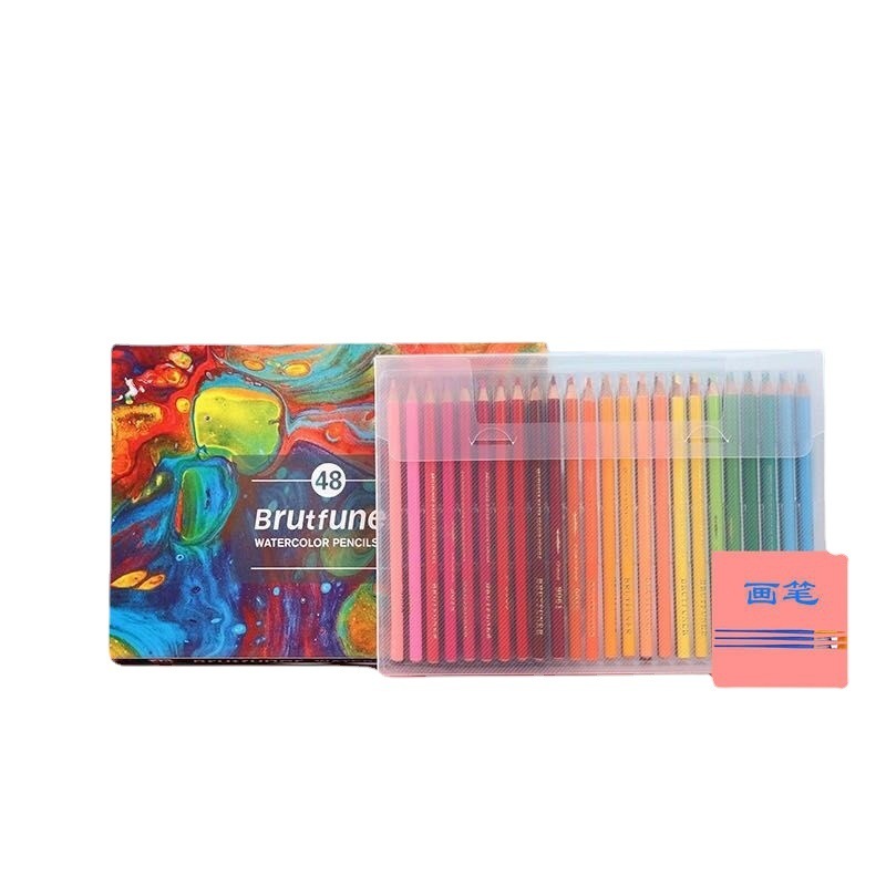 

Brutfuner Original Pensil Warna 48 Colors Water and Oily