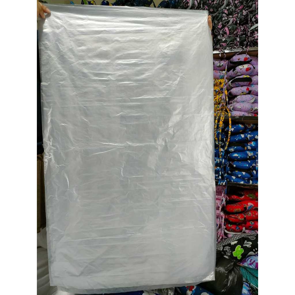 PLASTIK PE PREMIUM UKURAN 60x100cm - KANTONG PLASTIK LAUNDRY - PLASTIK VAKUM BONEKA BANTAL