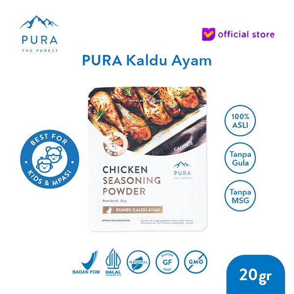 

PURA SEASONING KALDU AYAM KAMPUNG ASLI KALDU MPASI NON MSG 20gr
