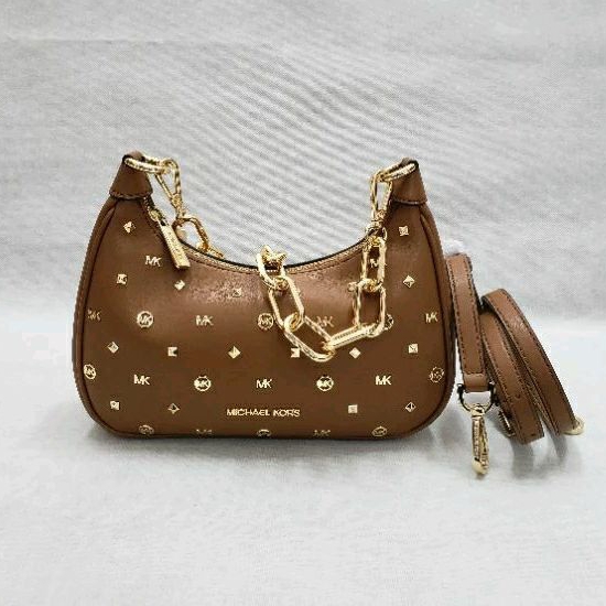 Ready MK Cora medium zip pouchette. Luggage.35F3G4CU6Y 22-15x12x6cm.