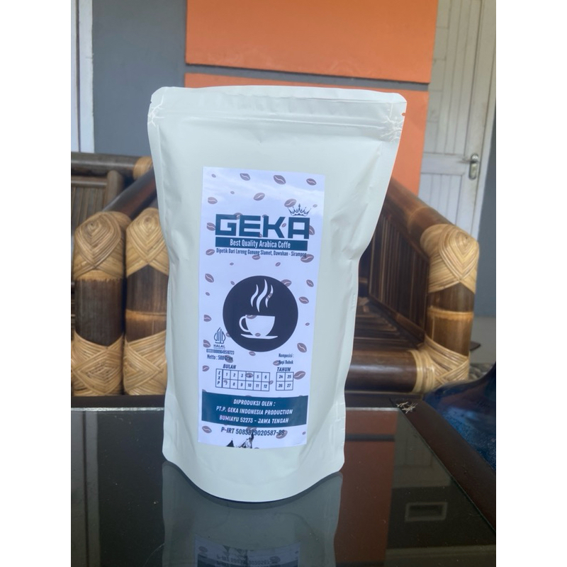 

Kopi Murni Arabica Dawuhan Sirampog Brebes 500gram By Geka