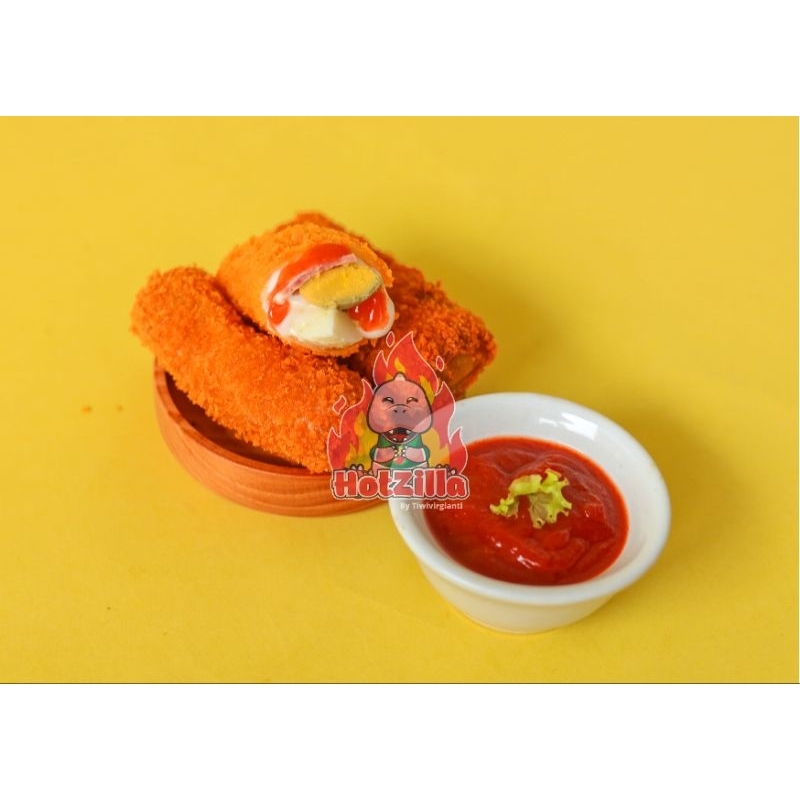 

Risol Smoked Beef Mayo Hotzilla Pedas isi 10pcs