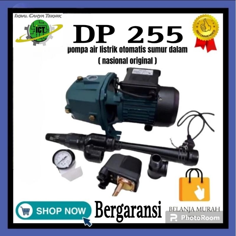 Pompa Air Otomatis Original Sumur Dalam Nasional King DP 255