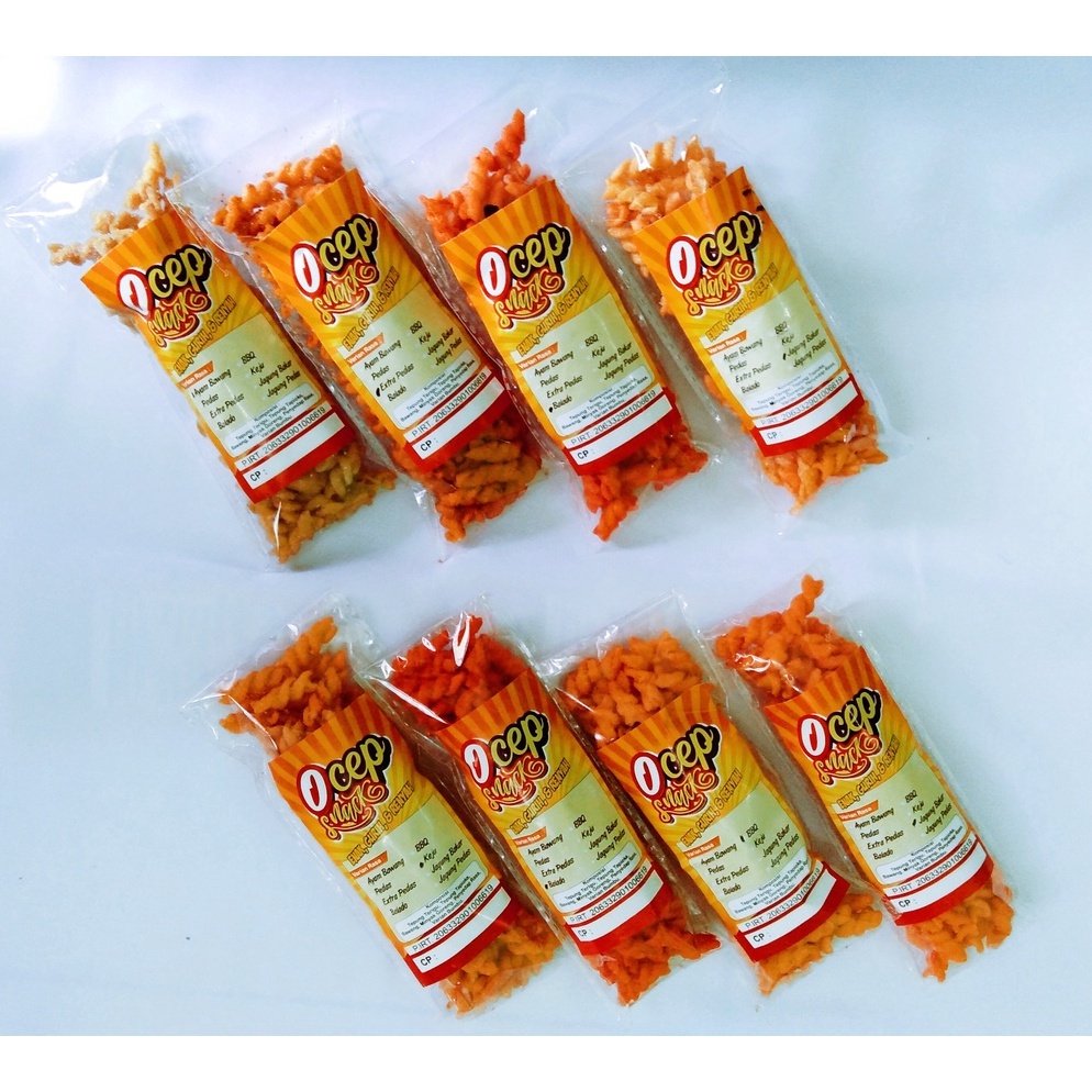 

XPRESS Makaroni spiral kemasaan kecil isi 1 pcs dengan 8 varian rasa ocep snack