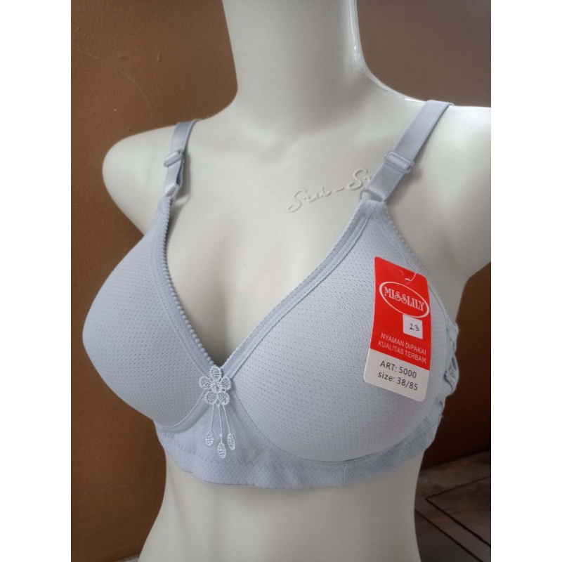 Bh Wanita/ Bra Wanita MISSLILY CUP BESAR,Tanpa Kawat