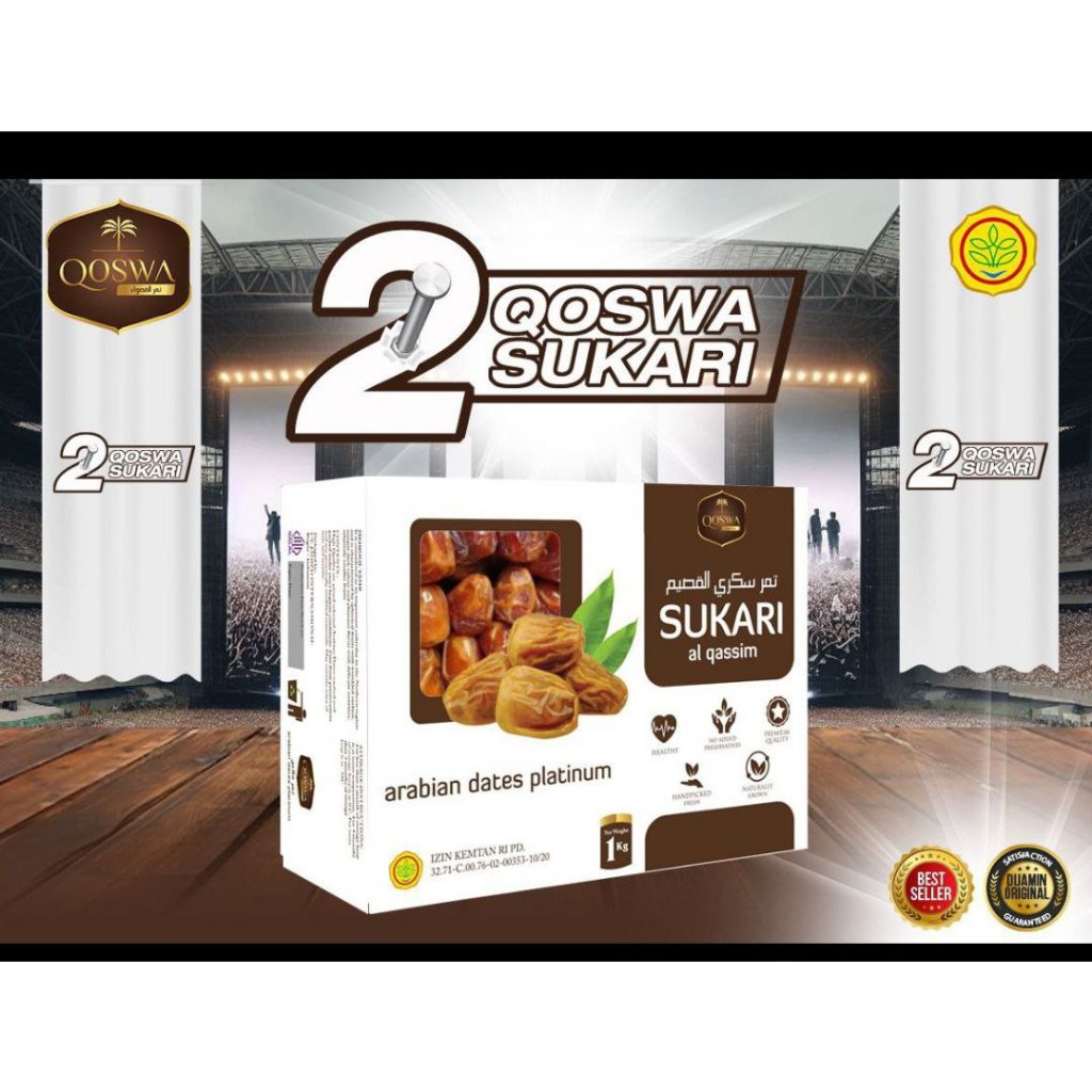 

Kurma Sukari Al Qassim Premium Quality Qoswa Asli Original