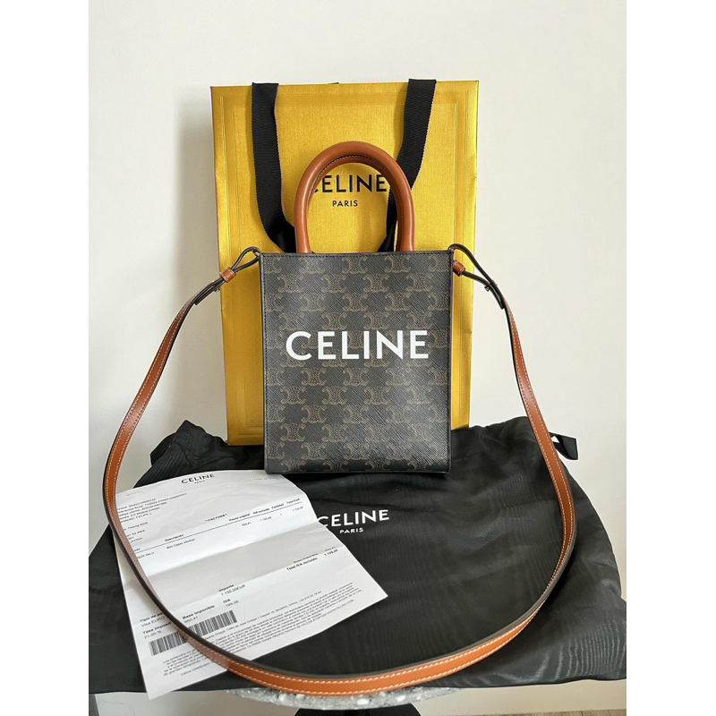 Celine cabas mini vertical fullset thn 2022 / Tas Celine