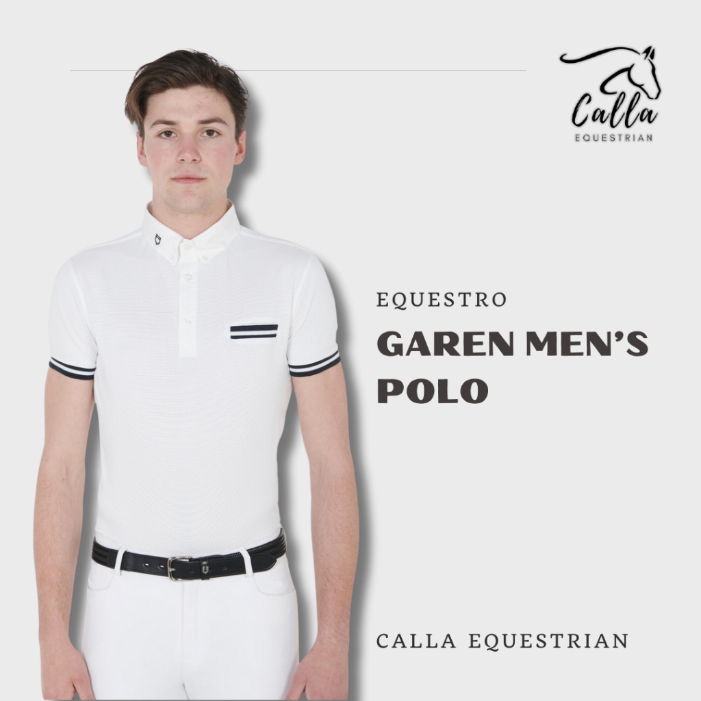 Men's Garen Competition Polo by Equestro | Polo Berkuda Pria