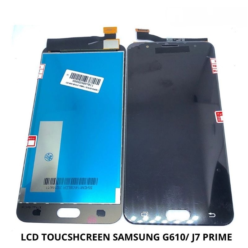 LCD TOUCHSCREEN SAMSUNG G610 J7 PRIME INCELL BLACK / WHITE ORI OEM