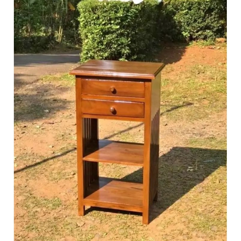 MEJA DISPENSER / meja serbaguna meja kecil nakas kayu jati murah minimalis