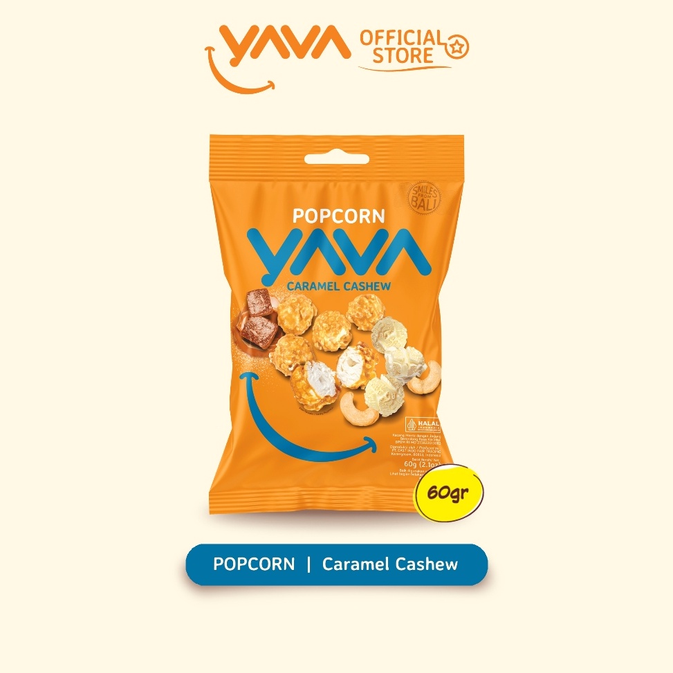

GROSIR YAVA Popcorn Caramel Cashew 6g