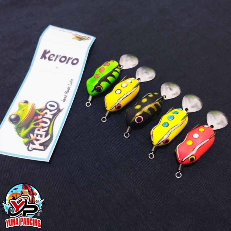 Soft Frog Gabus Killer Keroro Lure 2.8CM Blade Micro Casting Gabus