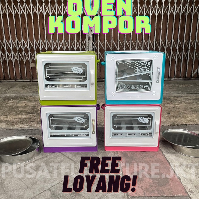 Rby OVEN CAKE FLIPPER WARNA  OVEN TANGKRING  OVEN KOMPOR  OVEN DI ATAS KOMPOR WARNA CANTIIK u Premiu