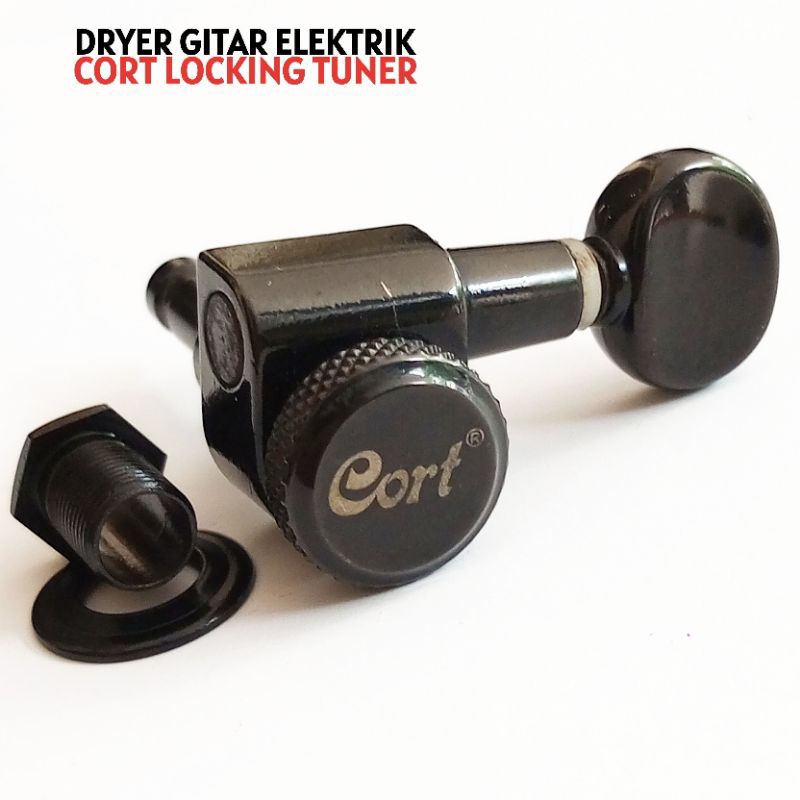 Dryer Tuning Pegs Gitar Elektrik Original Cort Black Satuan