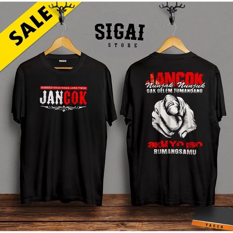 KAOS DISTRO JANCOK BAHASA KHAS JAWA TIMUR