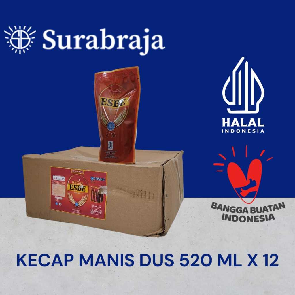 

KECAP MANIS ESBE DUS 12 X 520 ML POUCH