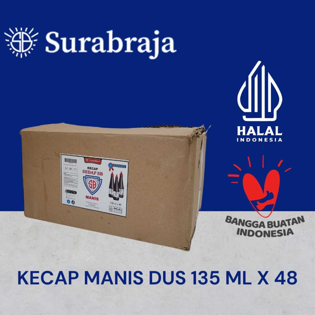 

KECAP MANIS SEDAP SB DUS BOTOL 135 ML X 48