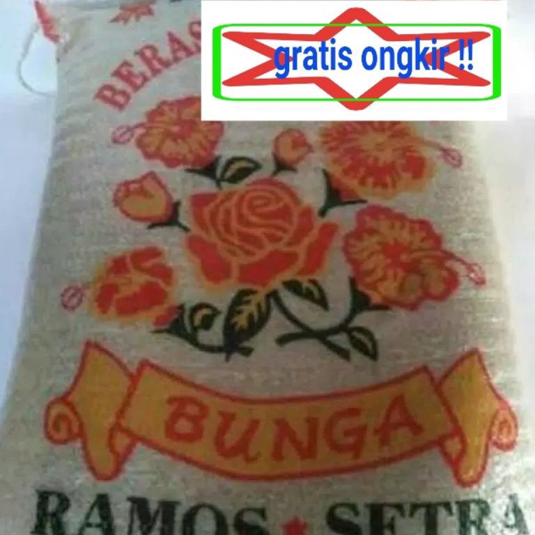 

COD TERMURAH Beras ramos cap merek bunga 1kg via gojek
