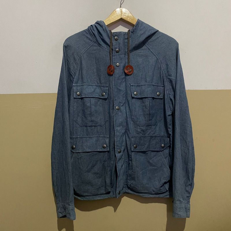 Parka Jacket Sierra Design Denim Wash