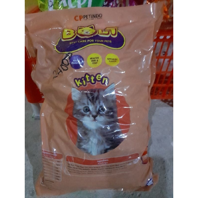 pakan kucing BOLT kitten B