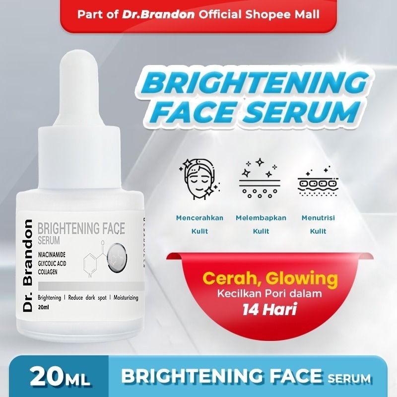 Dr Brandon brightening face serum niacinamid plus collagen